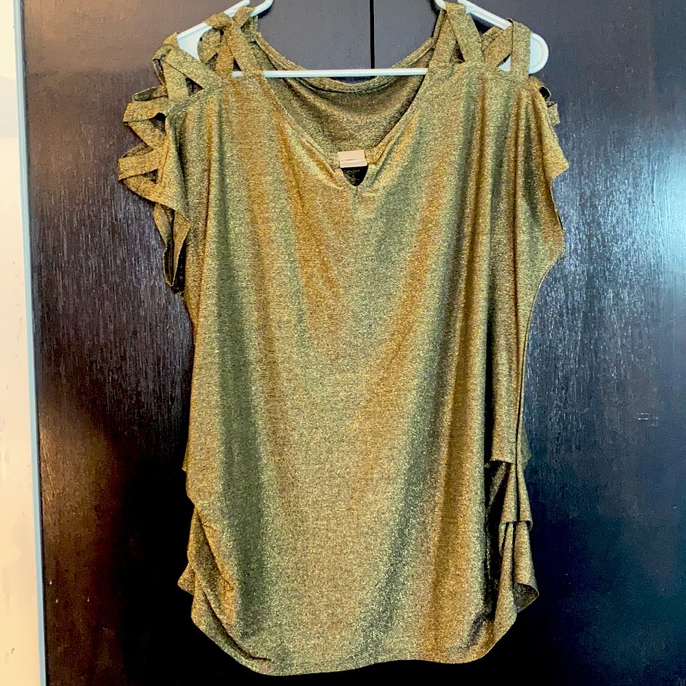Gold Shimmer Top